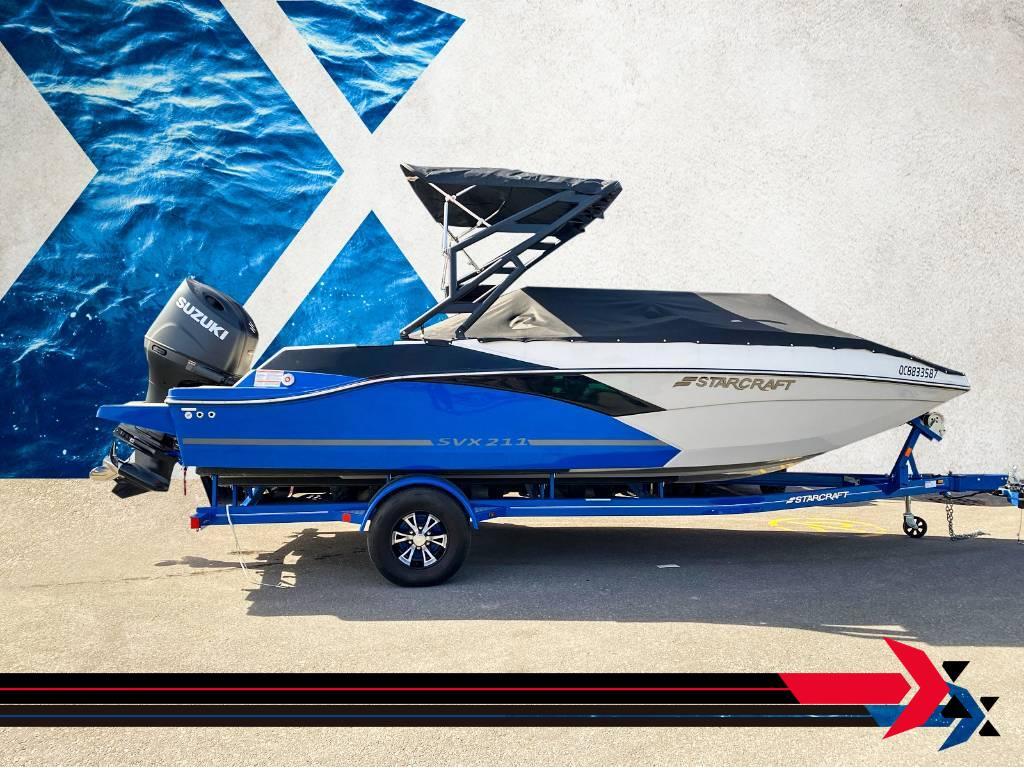 Starcraft SVX 211 OB 200hp deck boat bateau Pont Financem... 2023