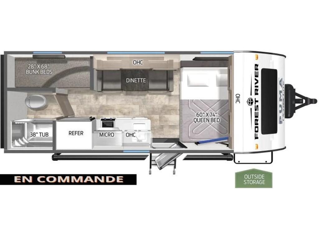 Palomino Puma 16BHX BUNKBED 2025