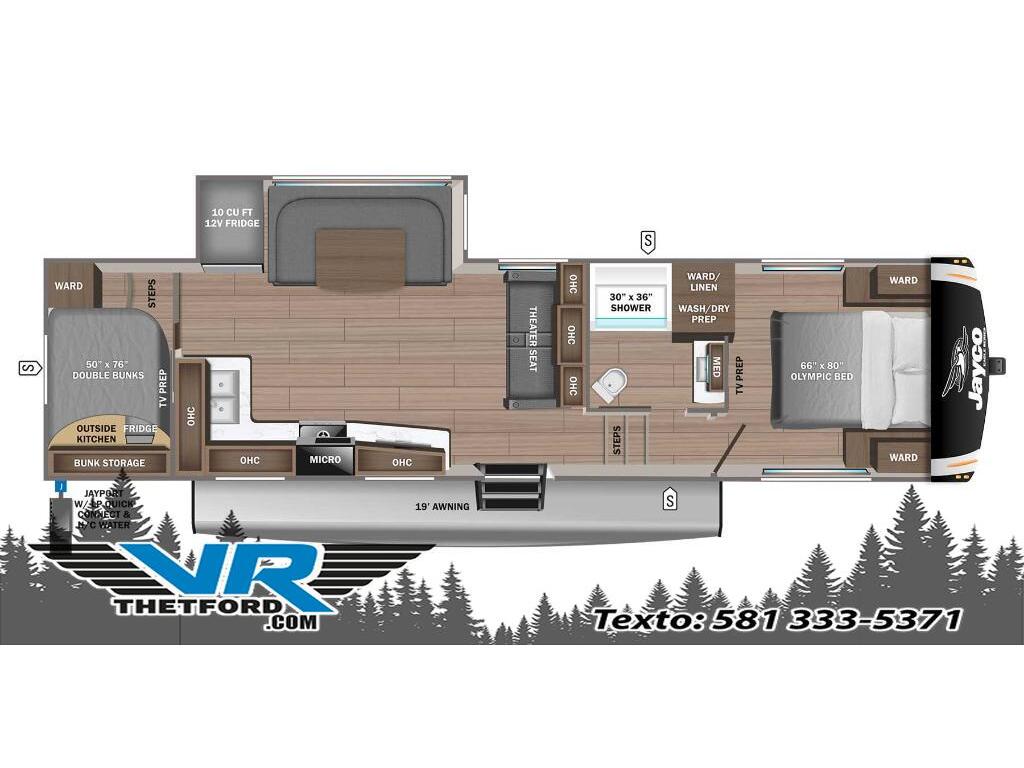 Jayco Eagle HT Fifth Wheels 29DDB 2025