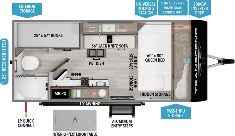 Grand Design Transcend 151BH.ONE 2025