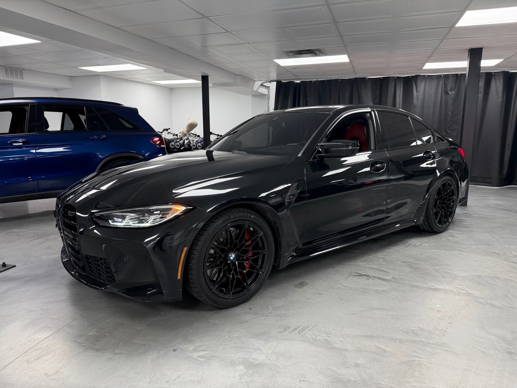 BMW M3 COMPETITION CARBON PKG BLK ON RED 2022