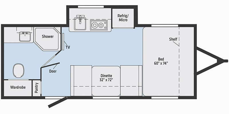 Roulotte 2019 Winnebago Minnie Drop 170S