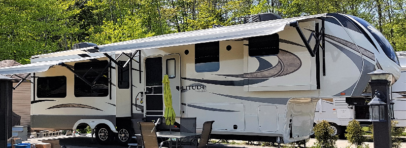 Roulotte à sellette / Fifth Wheel Grand Design Solitude ST384 GK 